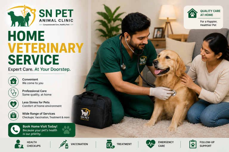 Veterinarian providing professional home veterinary services for pets in Kathmandu and Lalitpur
